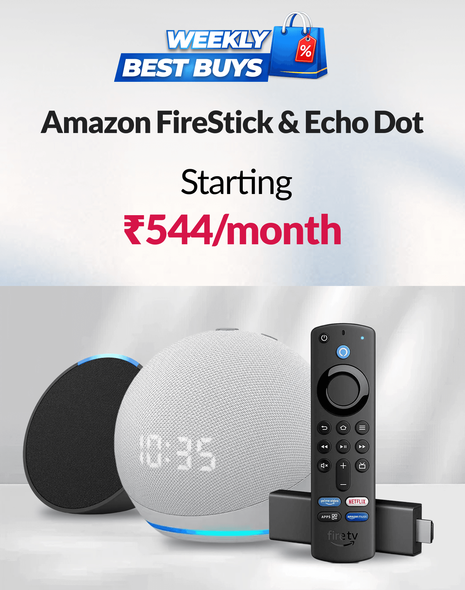 Best deals on unlimited entertainment. Starting at ₹3,266 only​