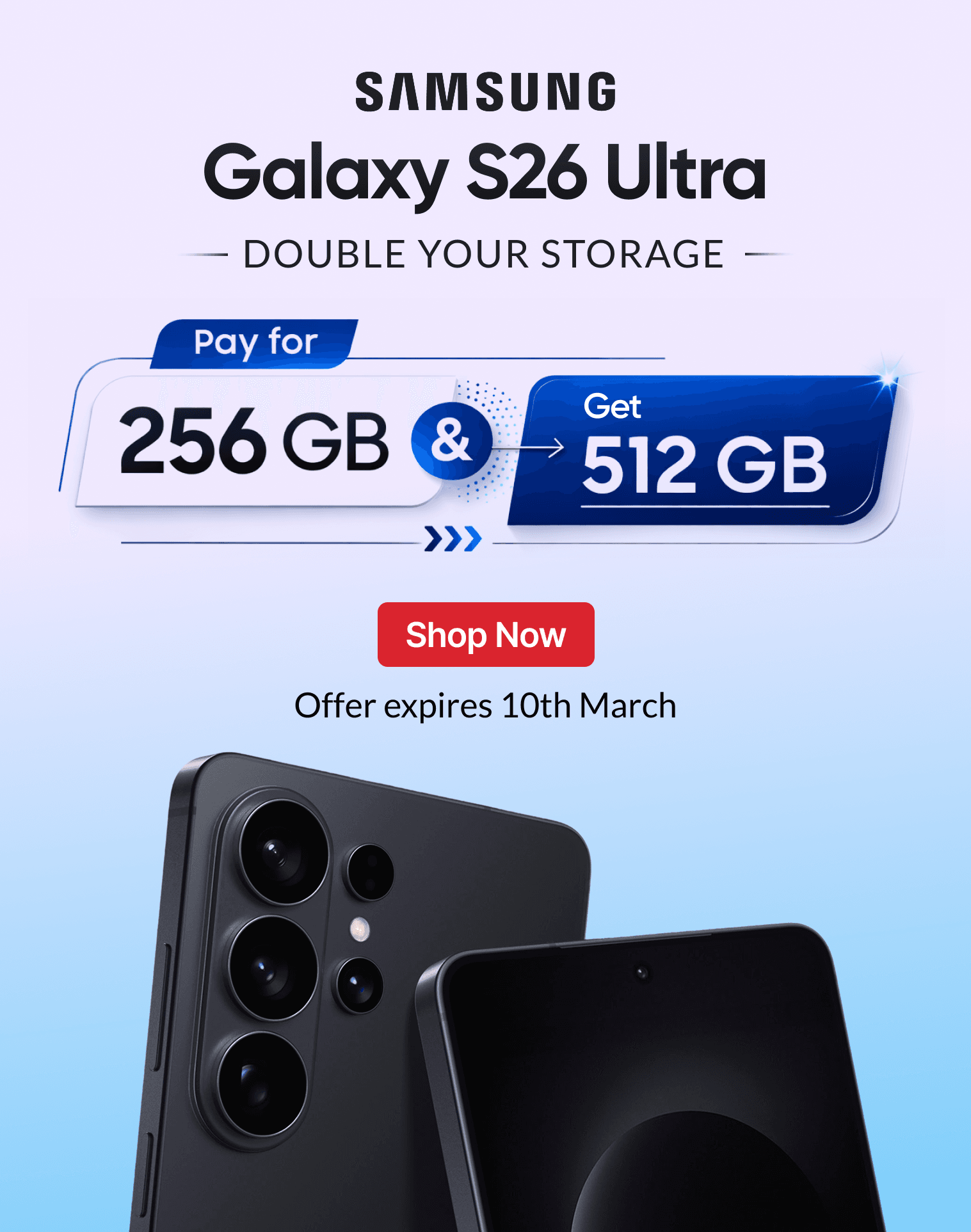 No extra cost on your next upgrade – Shop now & save additional ₹7,000 at payments page