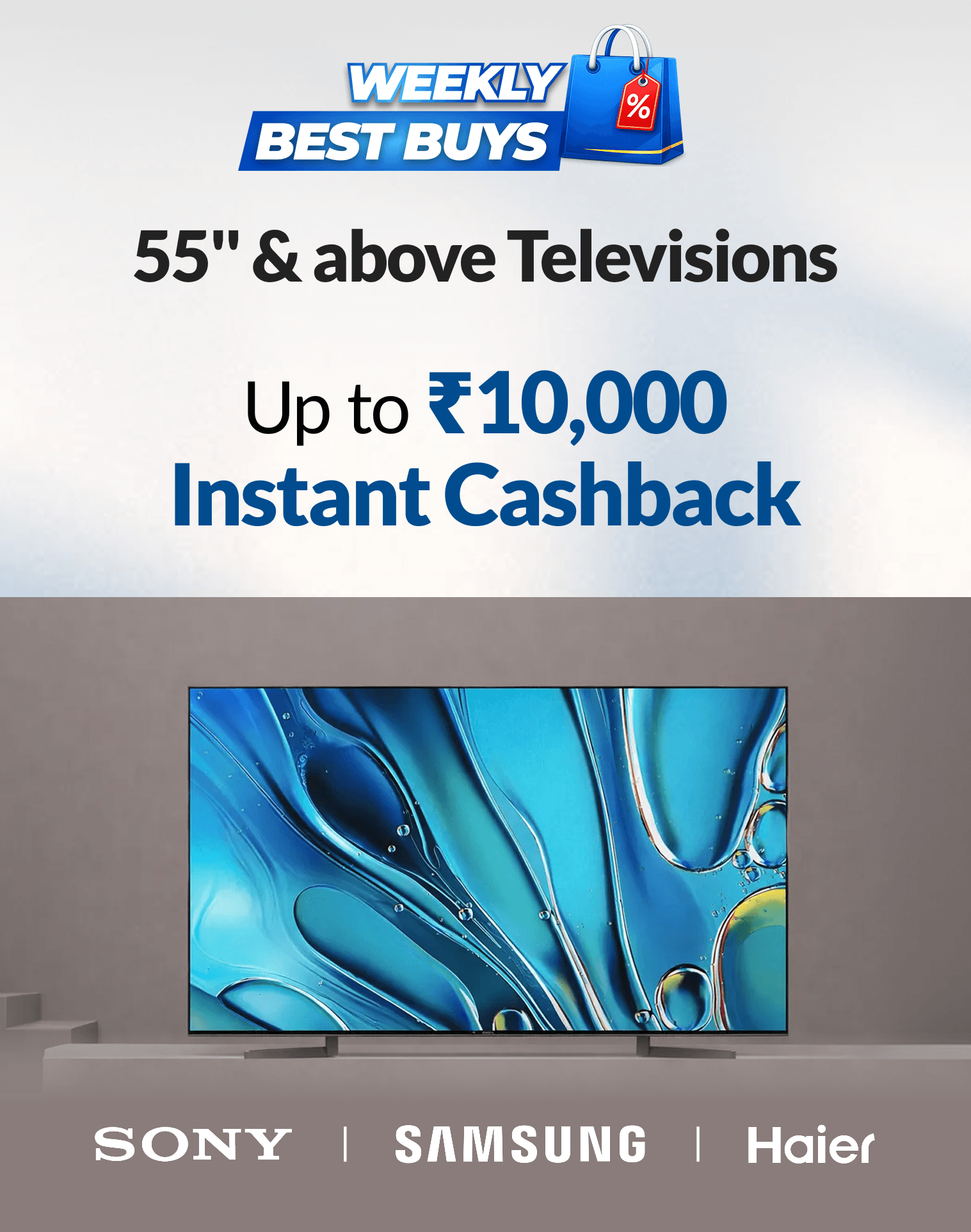 Shop Smart LED TVs Starting ₹42,674 with 0% down payment*​