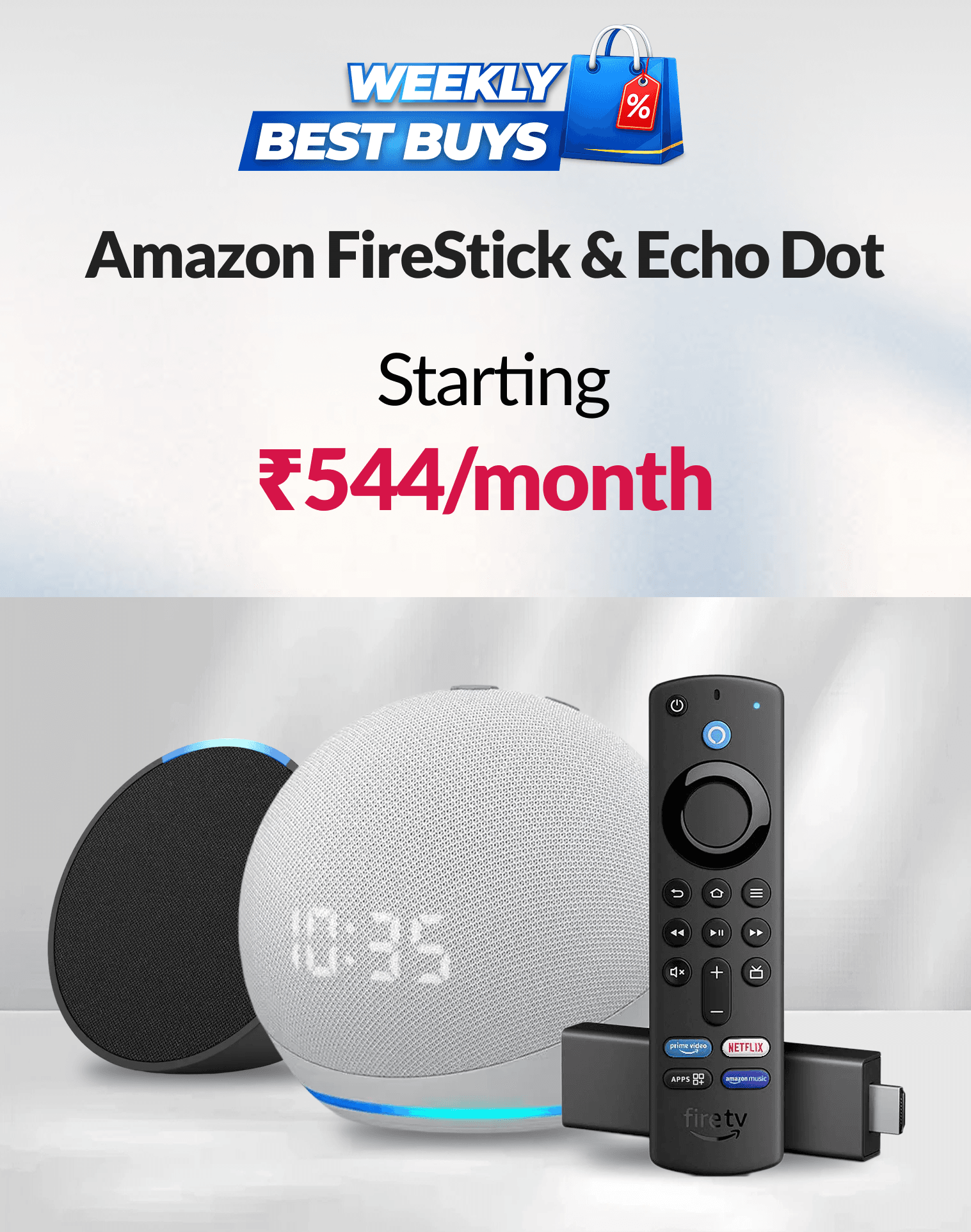 Best deals on unlimited entertainment. Starting at ₹3,266 only​