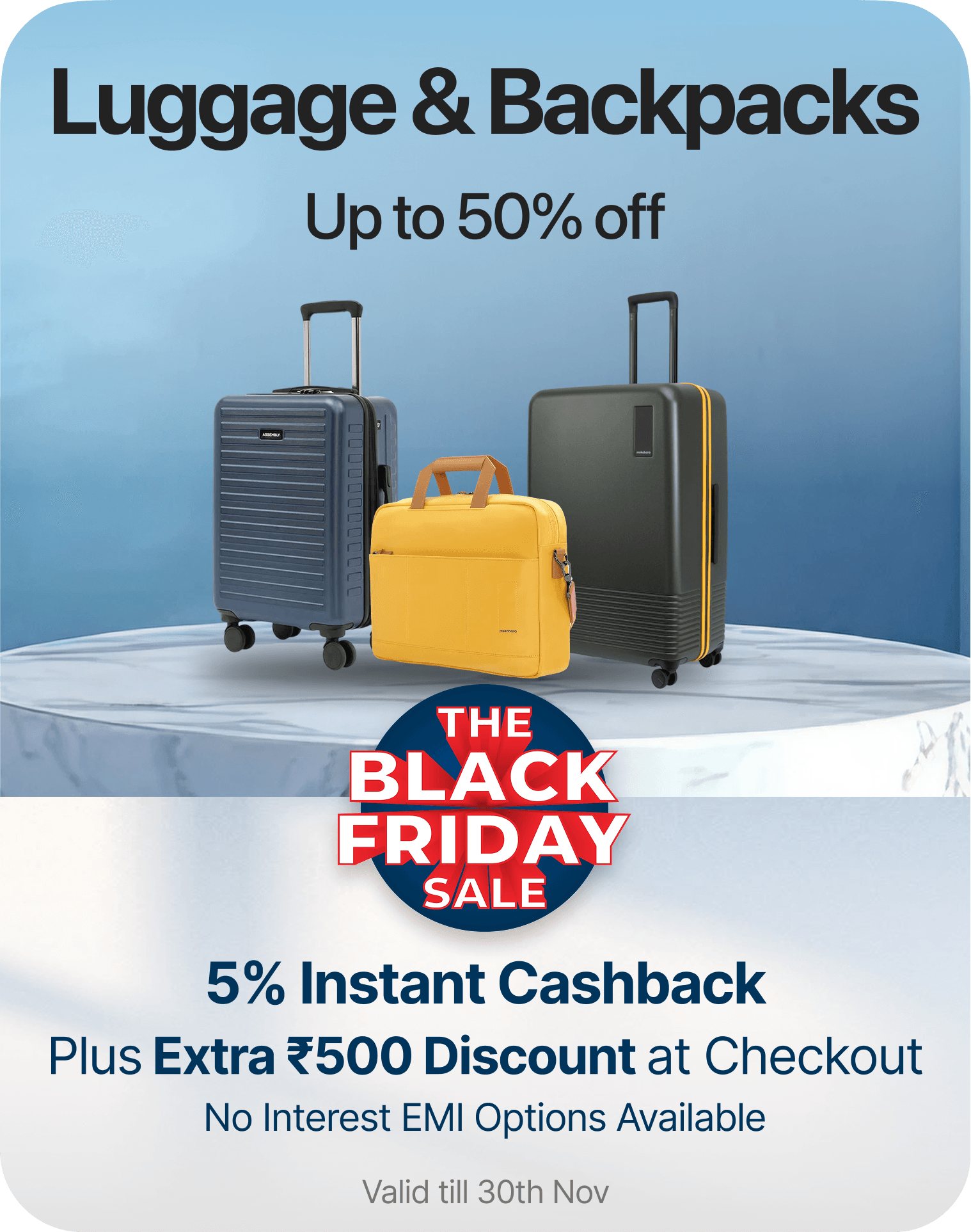 Buy Luggage & Backpacks from leading brands