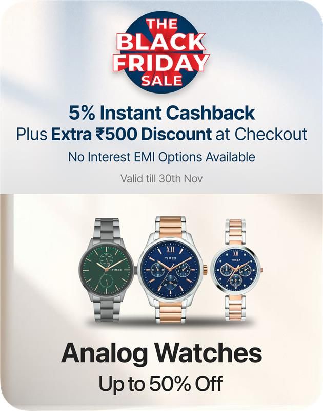 Shop for Premium Watches with No Interest EMI Options