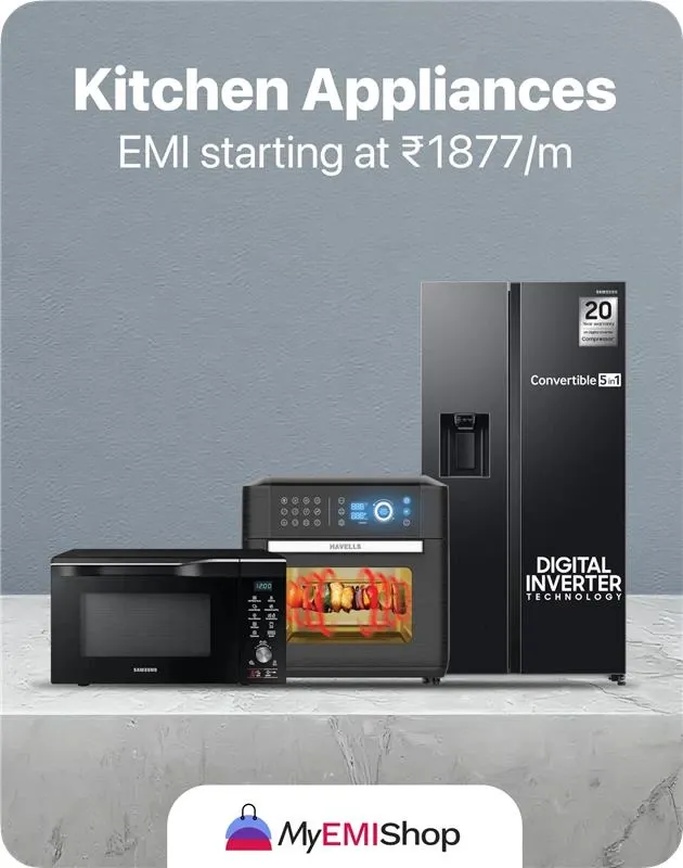 Shop for Modern Kitchen Appliances with No Interest EMI options