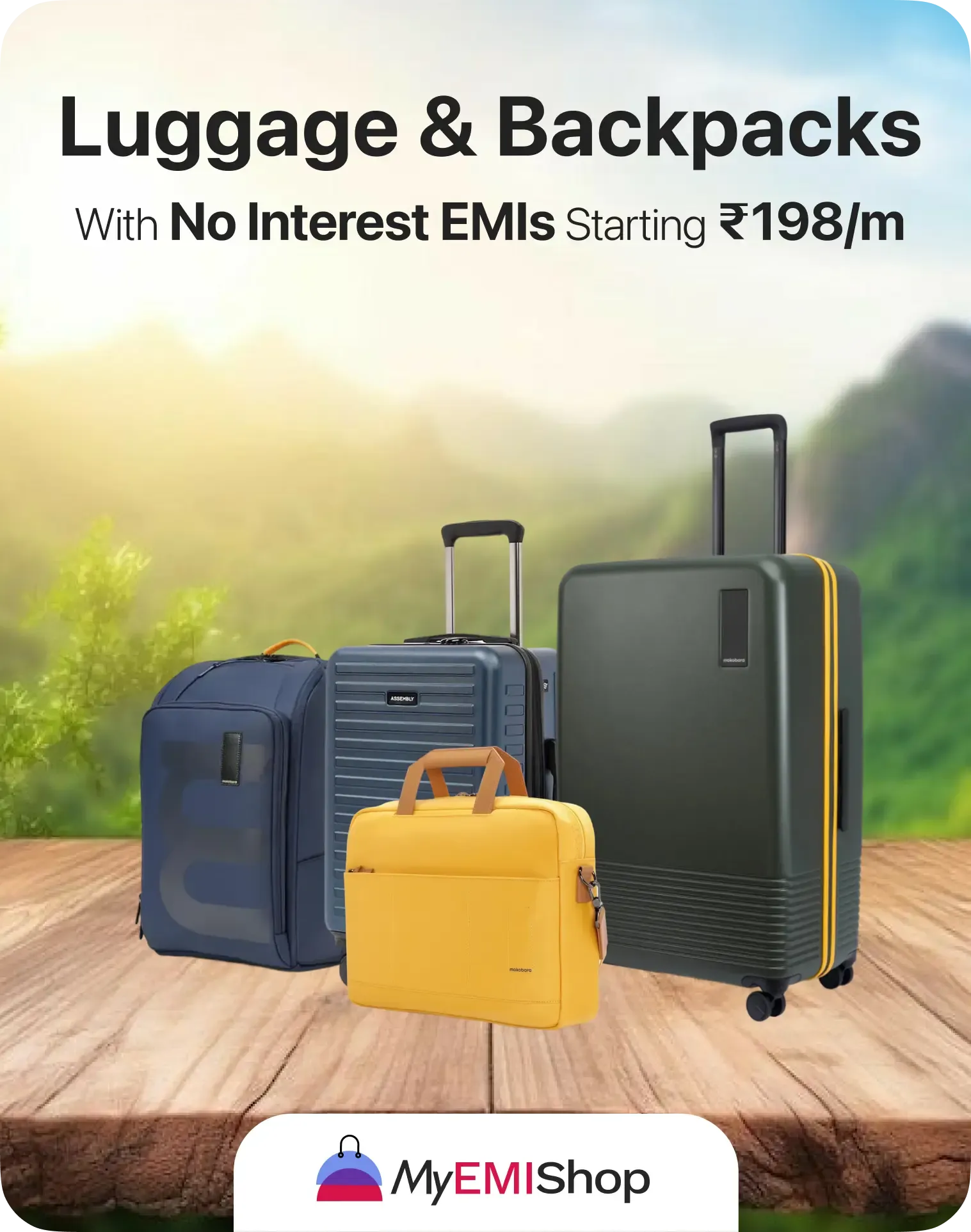 Buy Luggage & Backpacks from leading brands