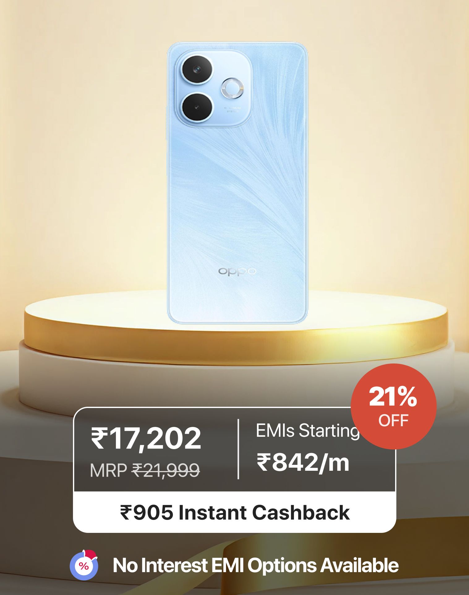 Oppo A5 Pro (Feather Blue, 256 GB) (8 GB RAM)