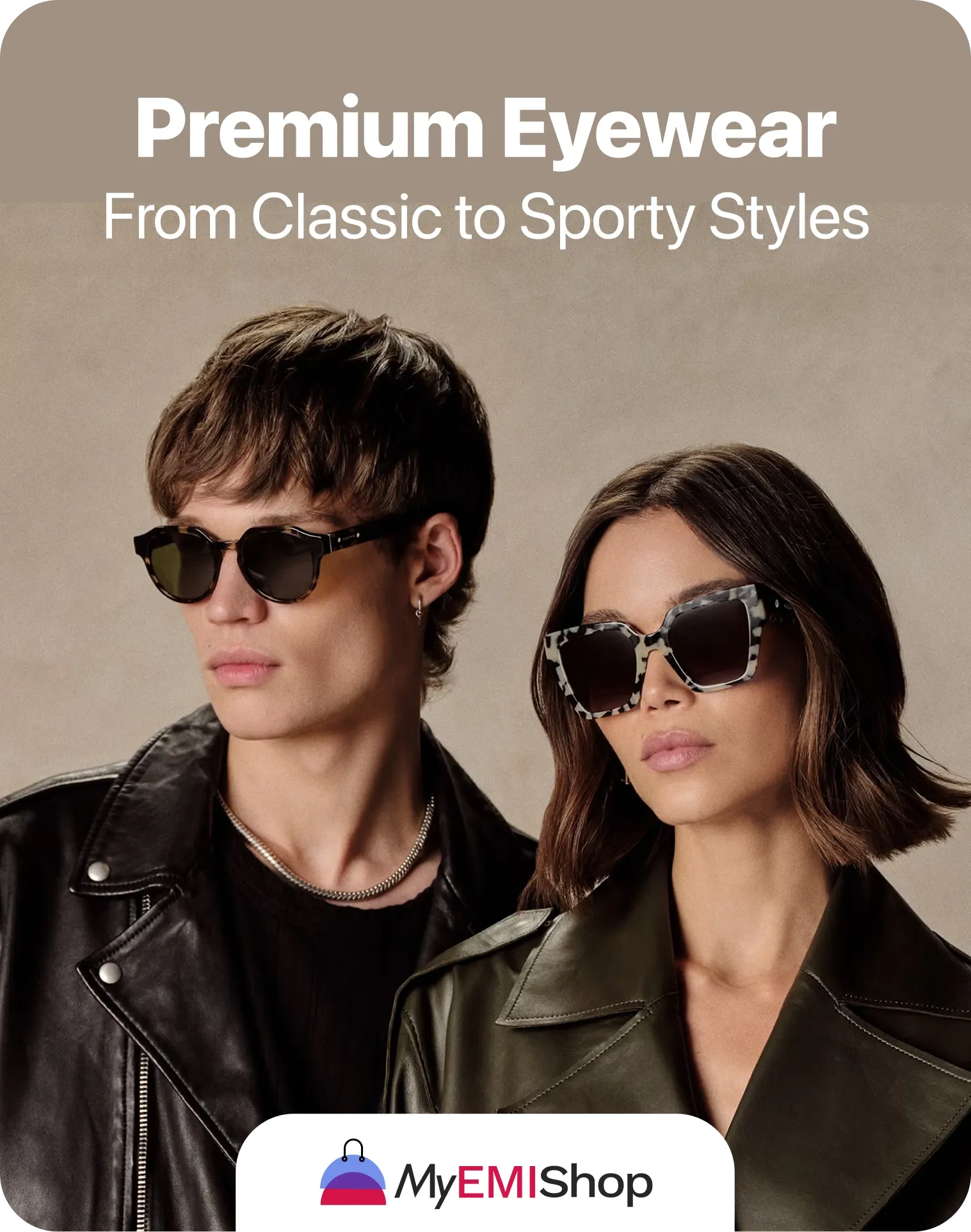 Shop for premium Eyewear with No Interest EMI Options