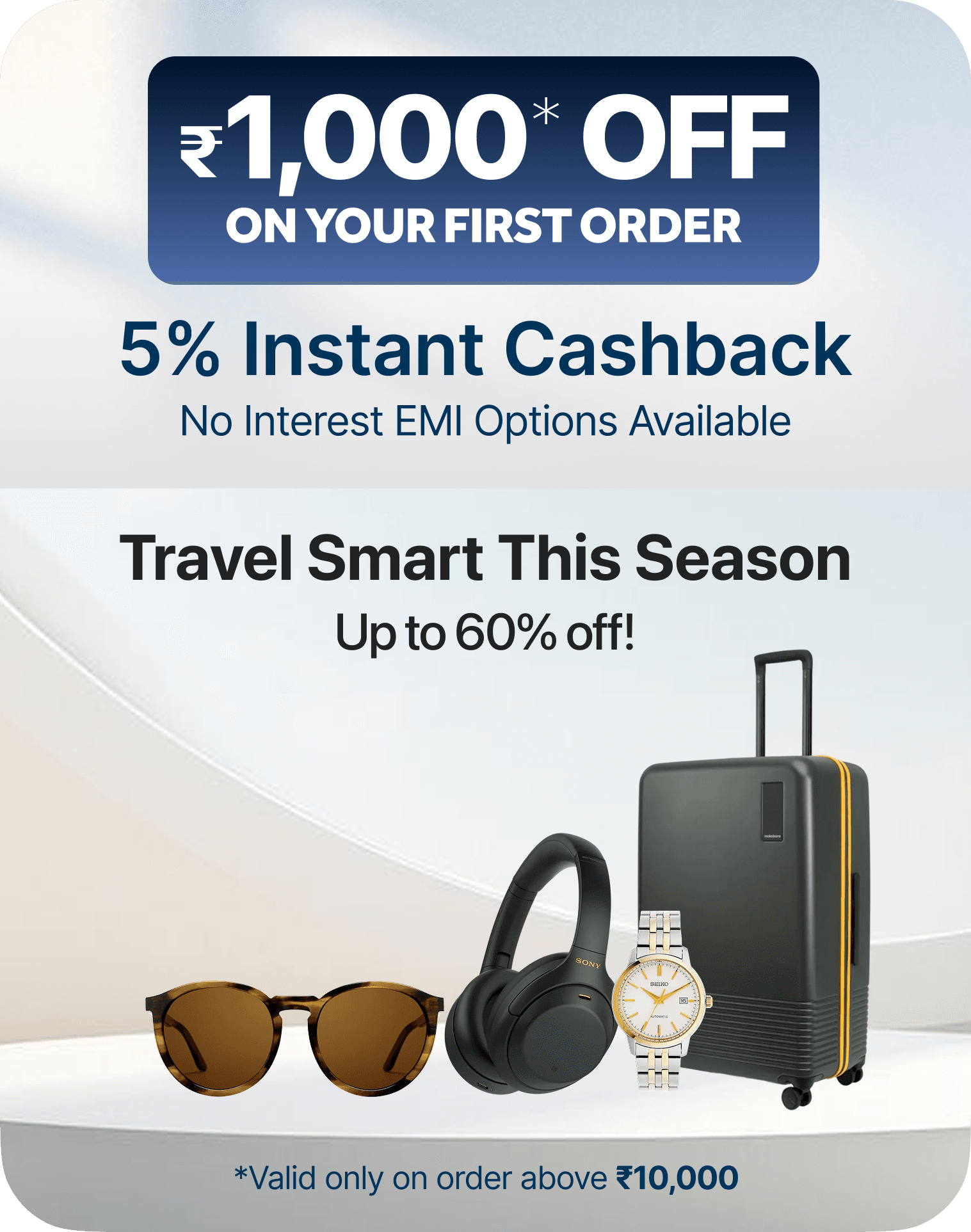 Travel in style with durable, designer luggage from Mokobara, Samsonite & Assembly — built for every journey.