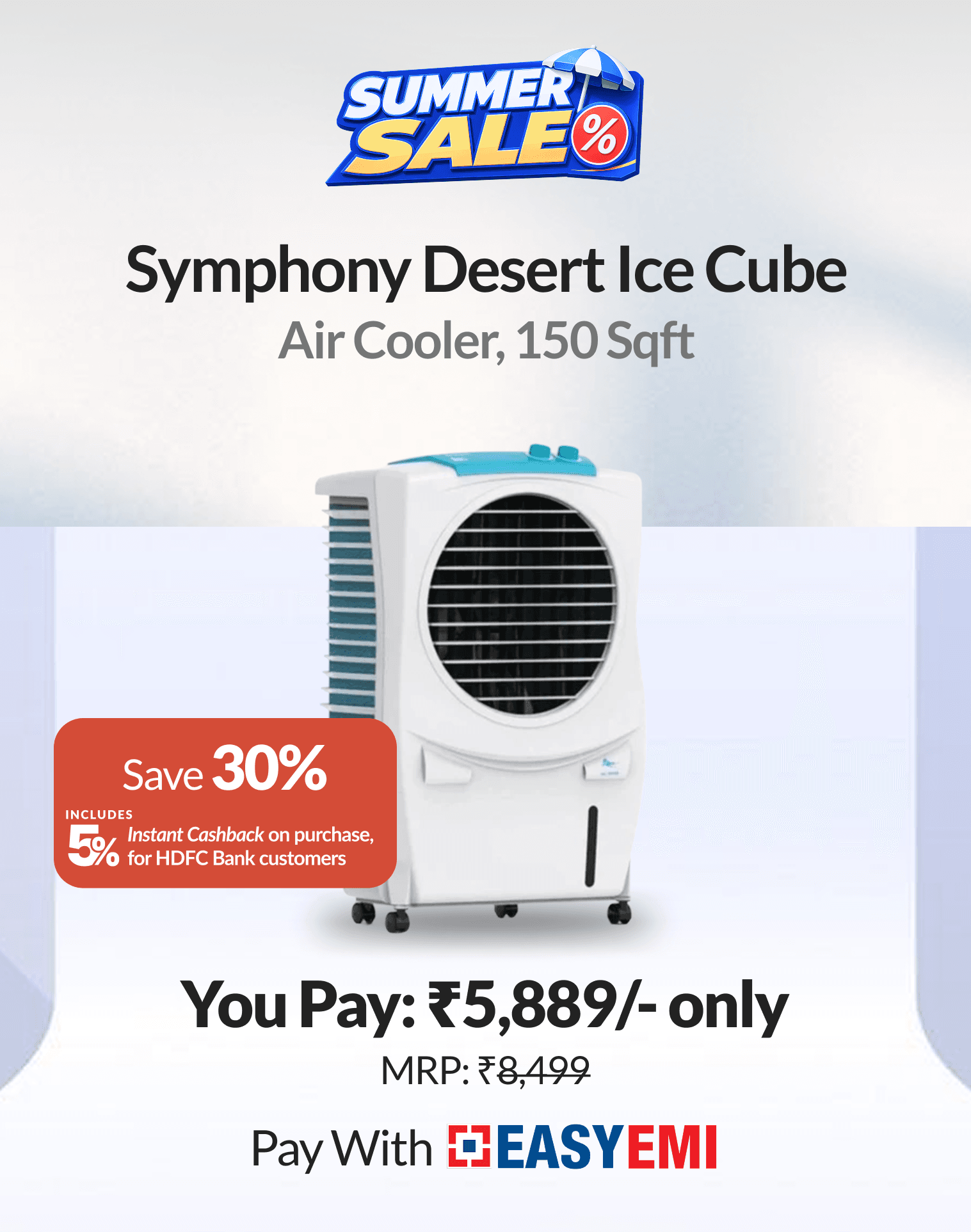 Limited Period Offer - Extra ₹500 off with code COOLERS500 on bestselling Air Cooler for Hot Summer