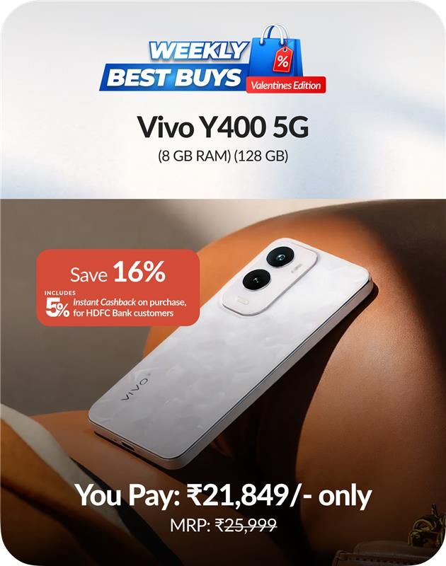 Vivo Y400 5G 128 GB Storage 8 GB RAM