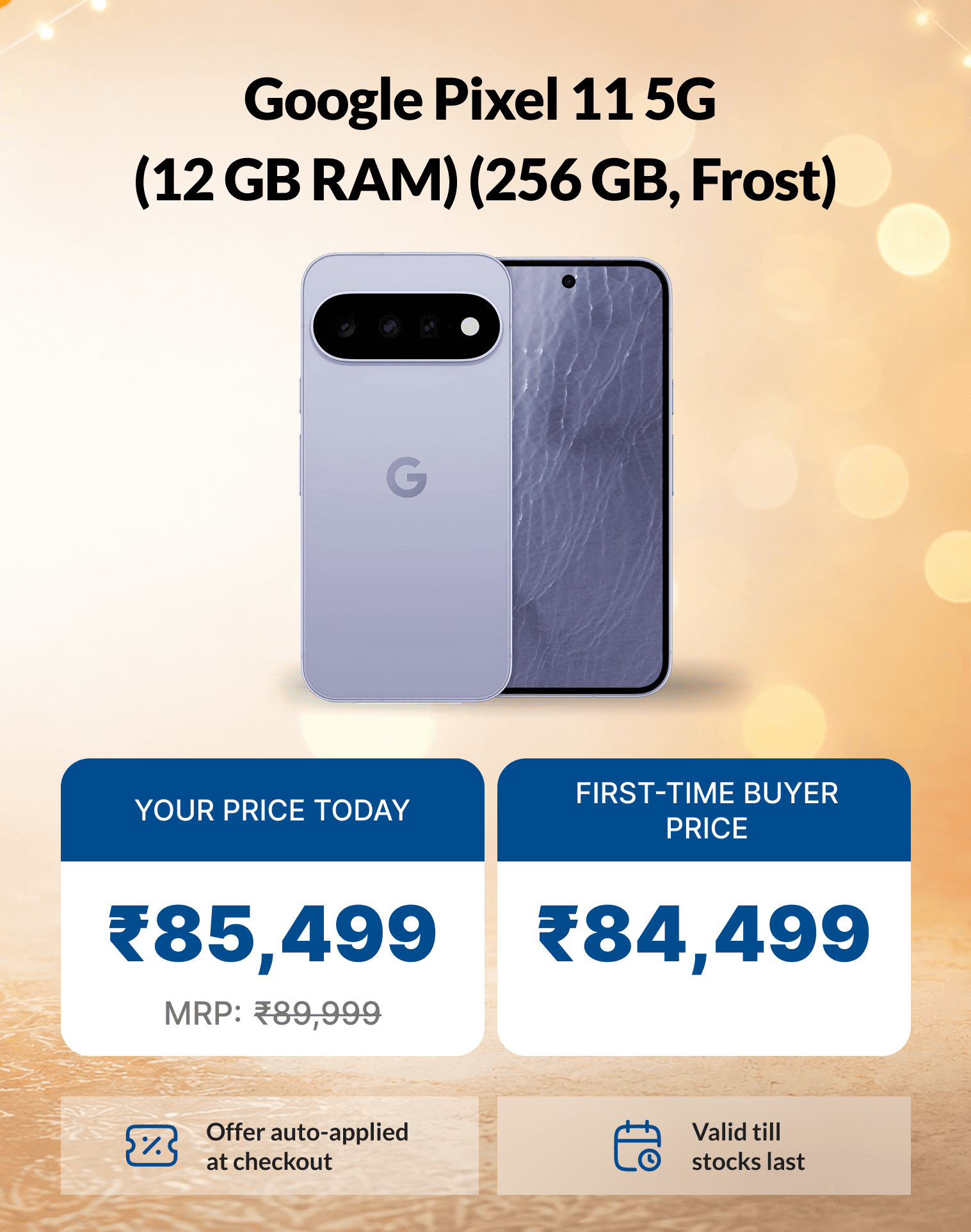 Capture the extraordinary with 5% Instant Cashback and Flat ₹1,000 off on first purchase.