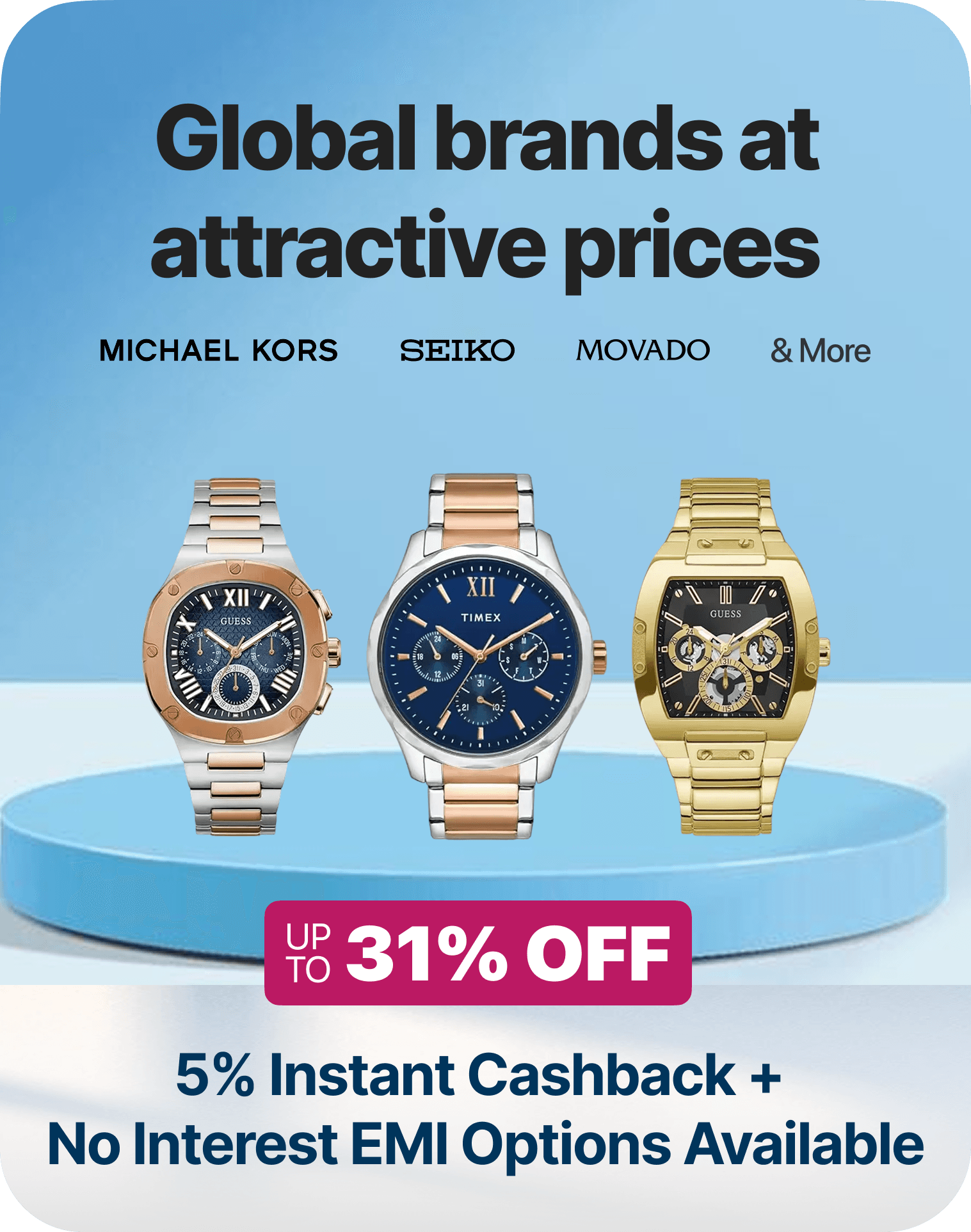  Use No Interest EMI up to 12 Months to Pay